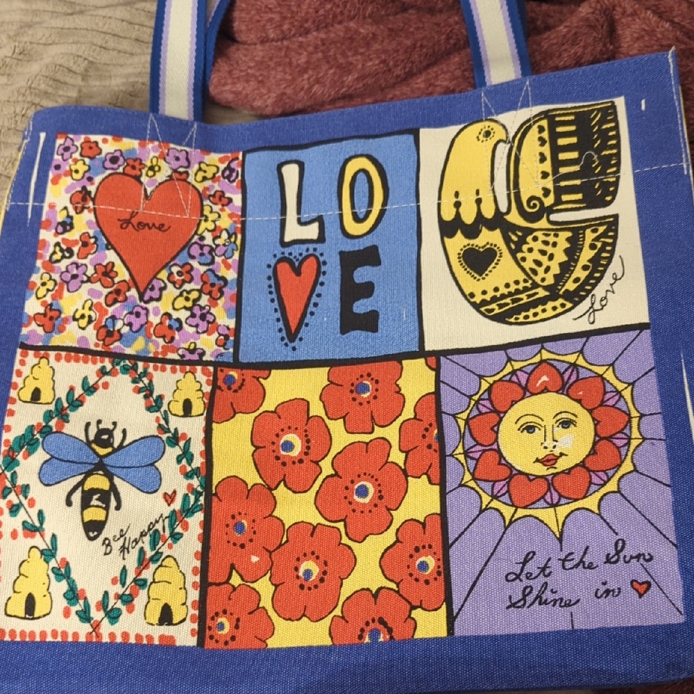 BRIGHTON Love Patchwork Tote Bag
